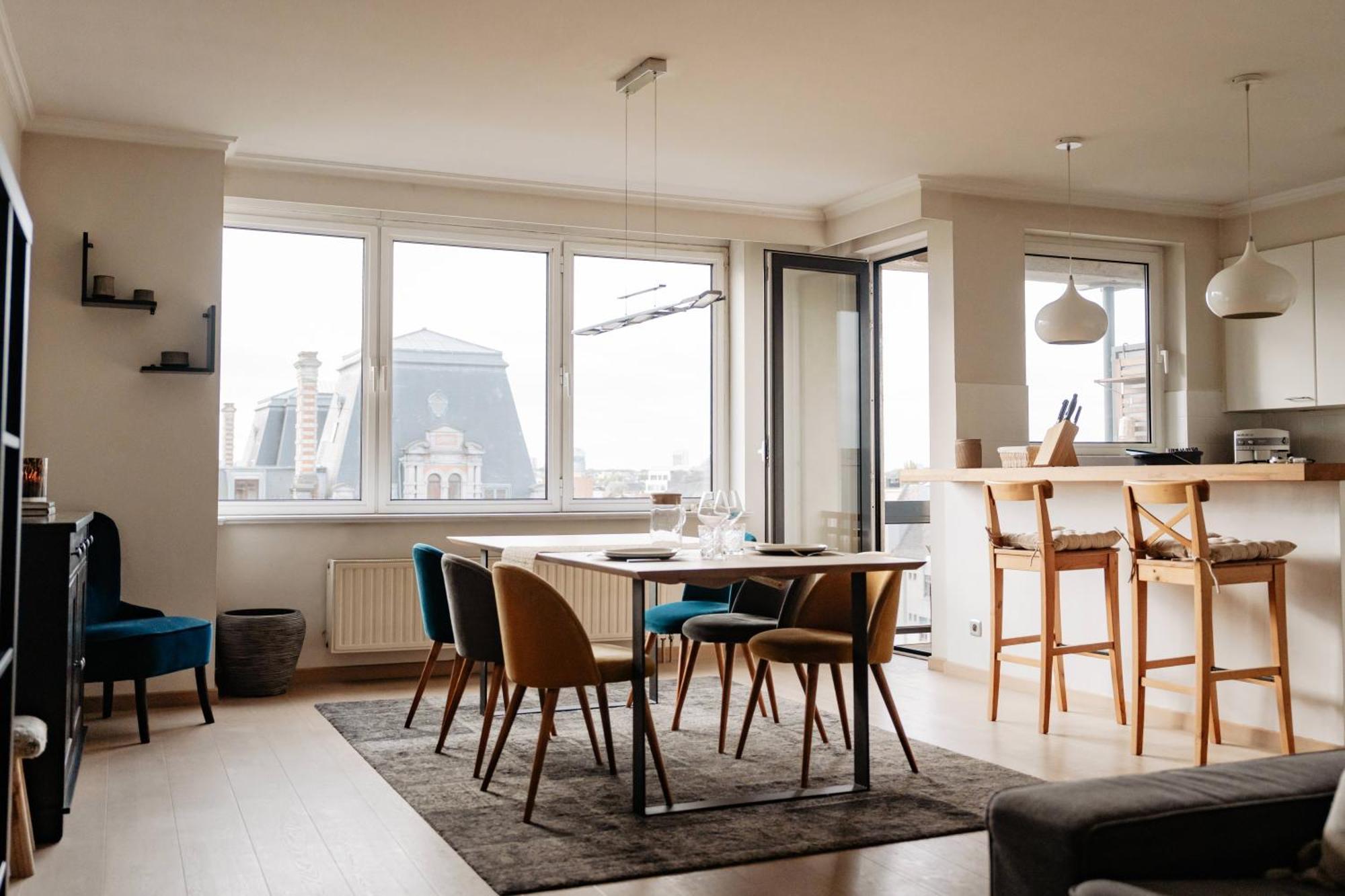 Zonnig Appartement Met Prachtig Uitzicht Op A+Locatie Antwerp Exterior photo